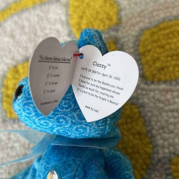 2001 Ty Beanie Babies ‘Classy Bear - Picture 6 of 6